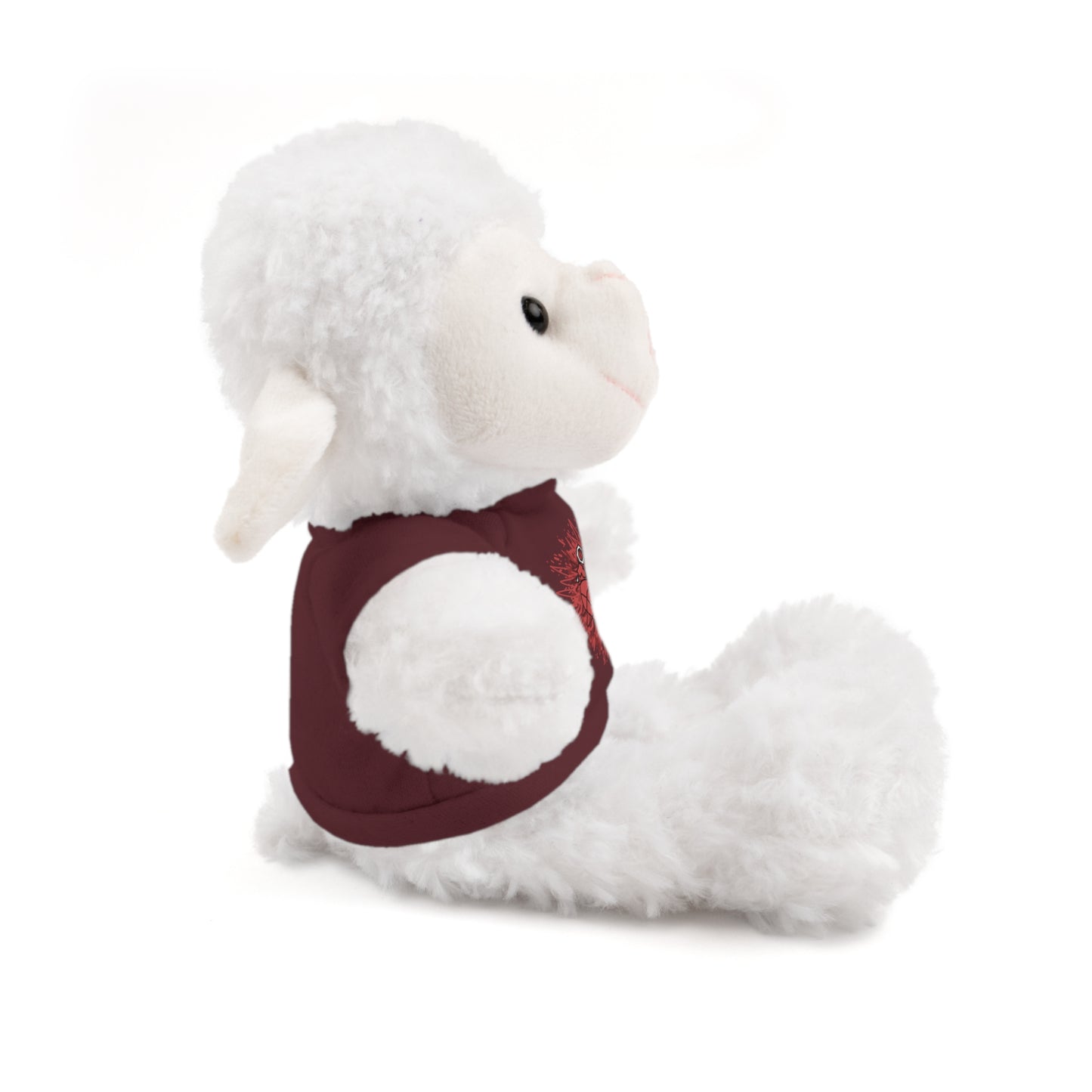 heart grenade animal plush