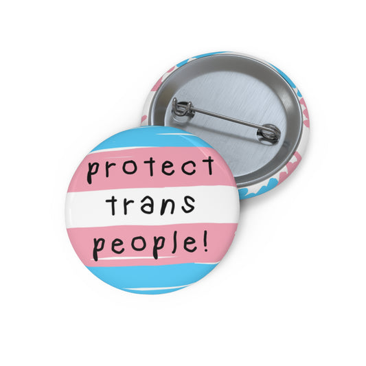 protect trans people pin