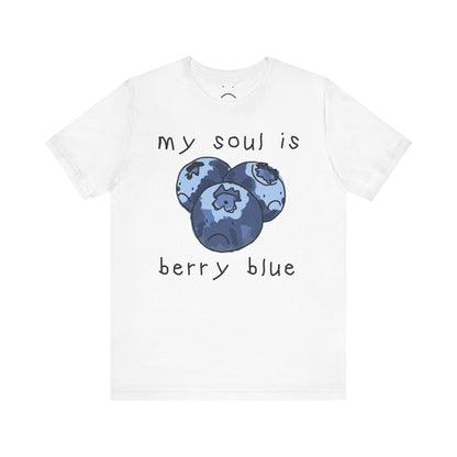 berry blue tee