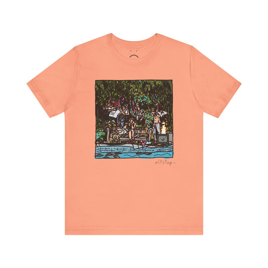 who let the girls out deluxe tee