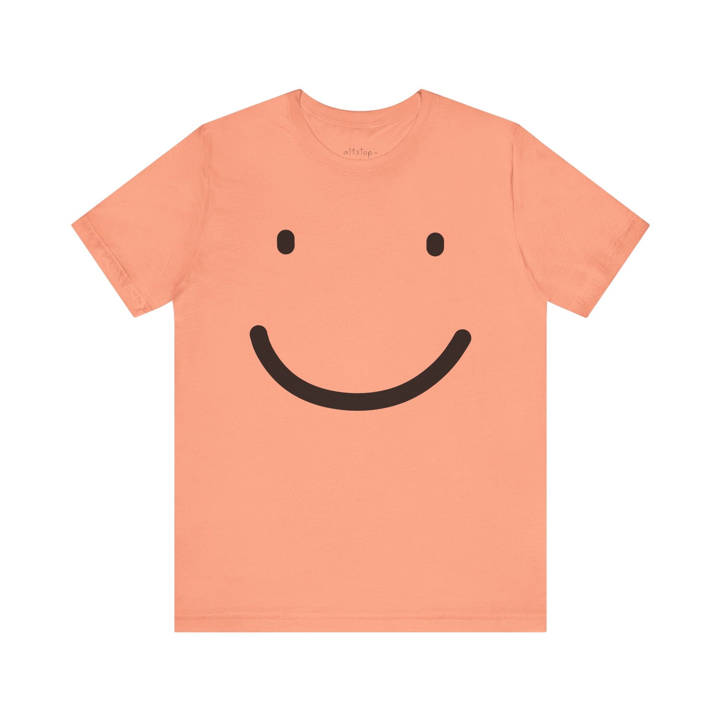 smiley logo tee