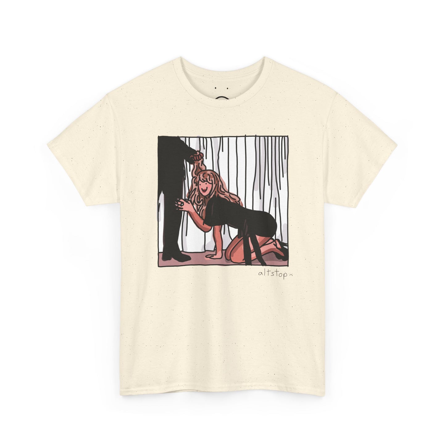 gorl on floor deluxe tee