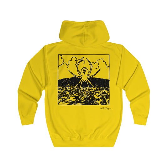 spider days zip hoodie