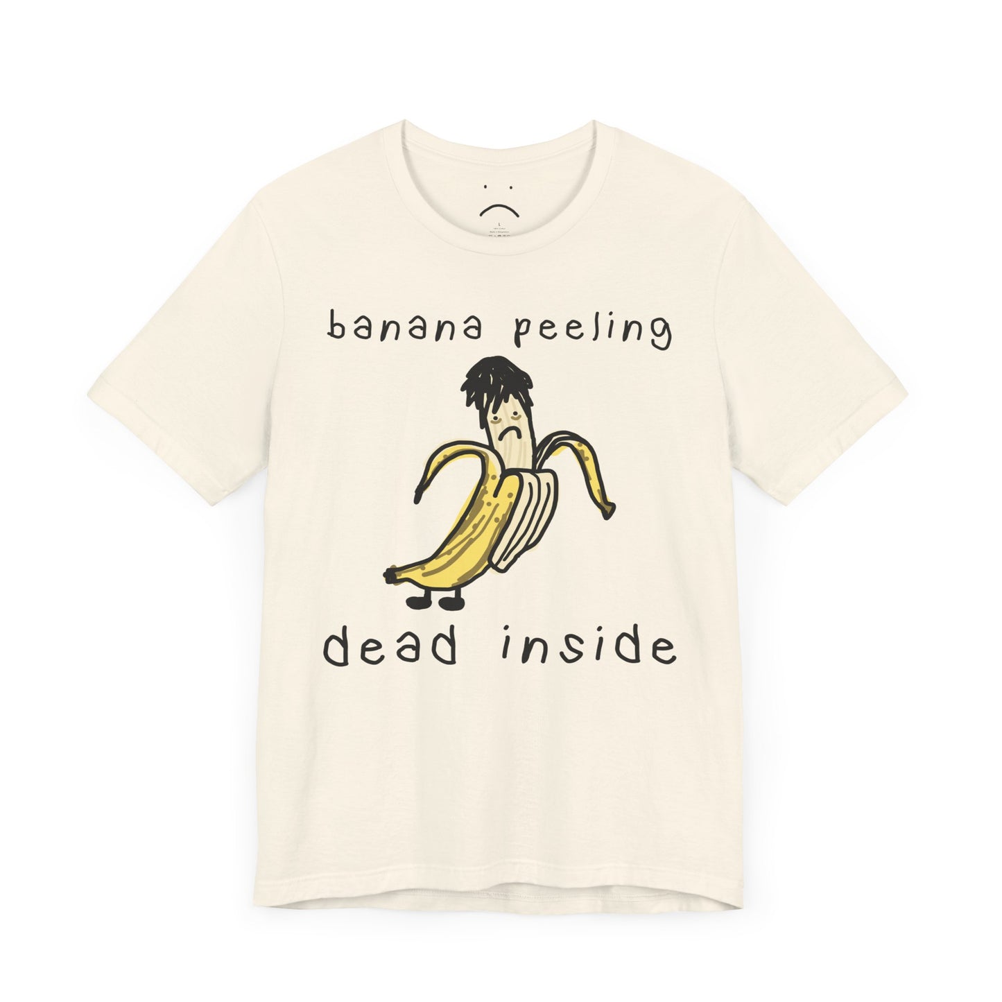 banana peeling dead inside tee