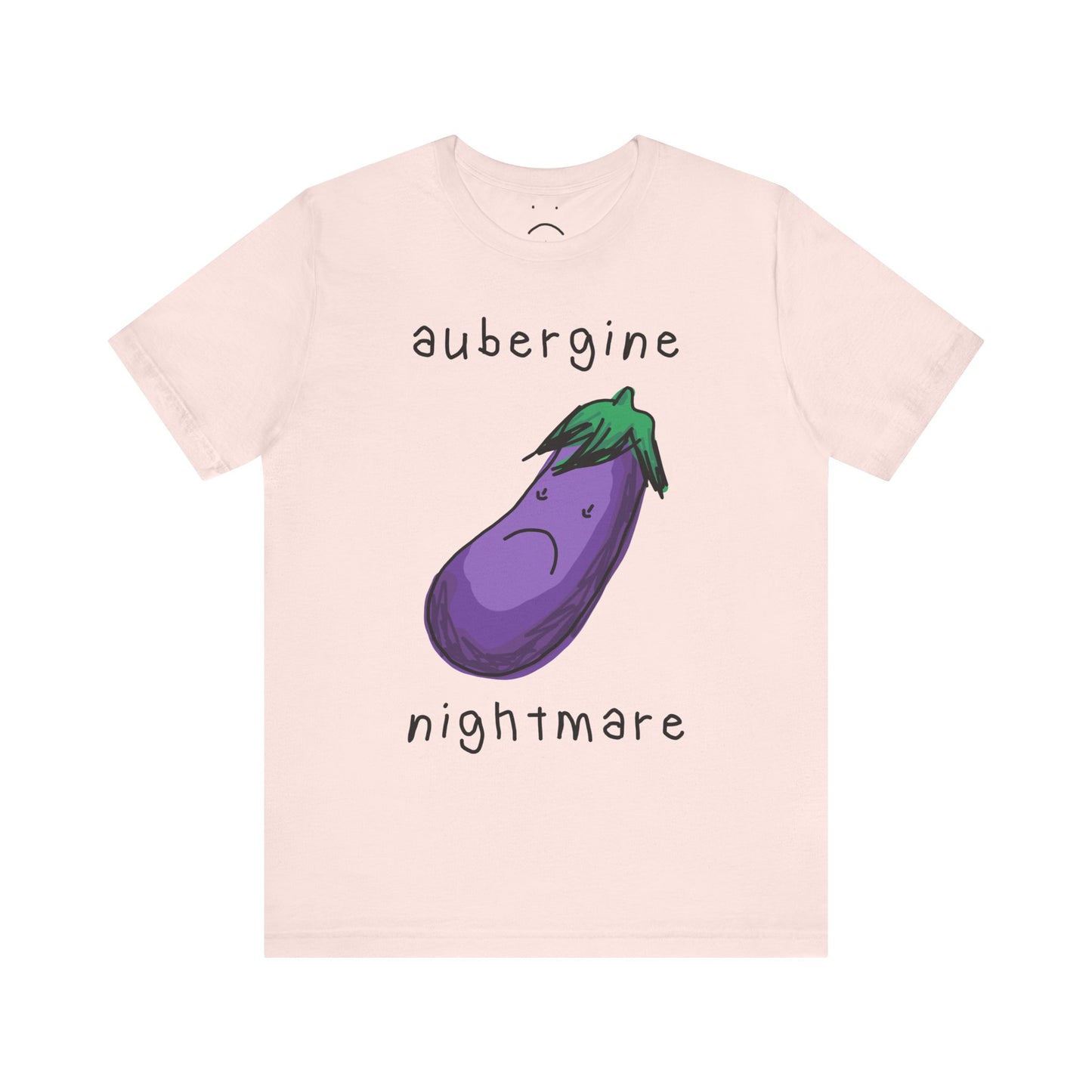 aubergine nightmare tee