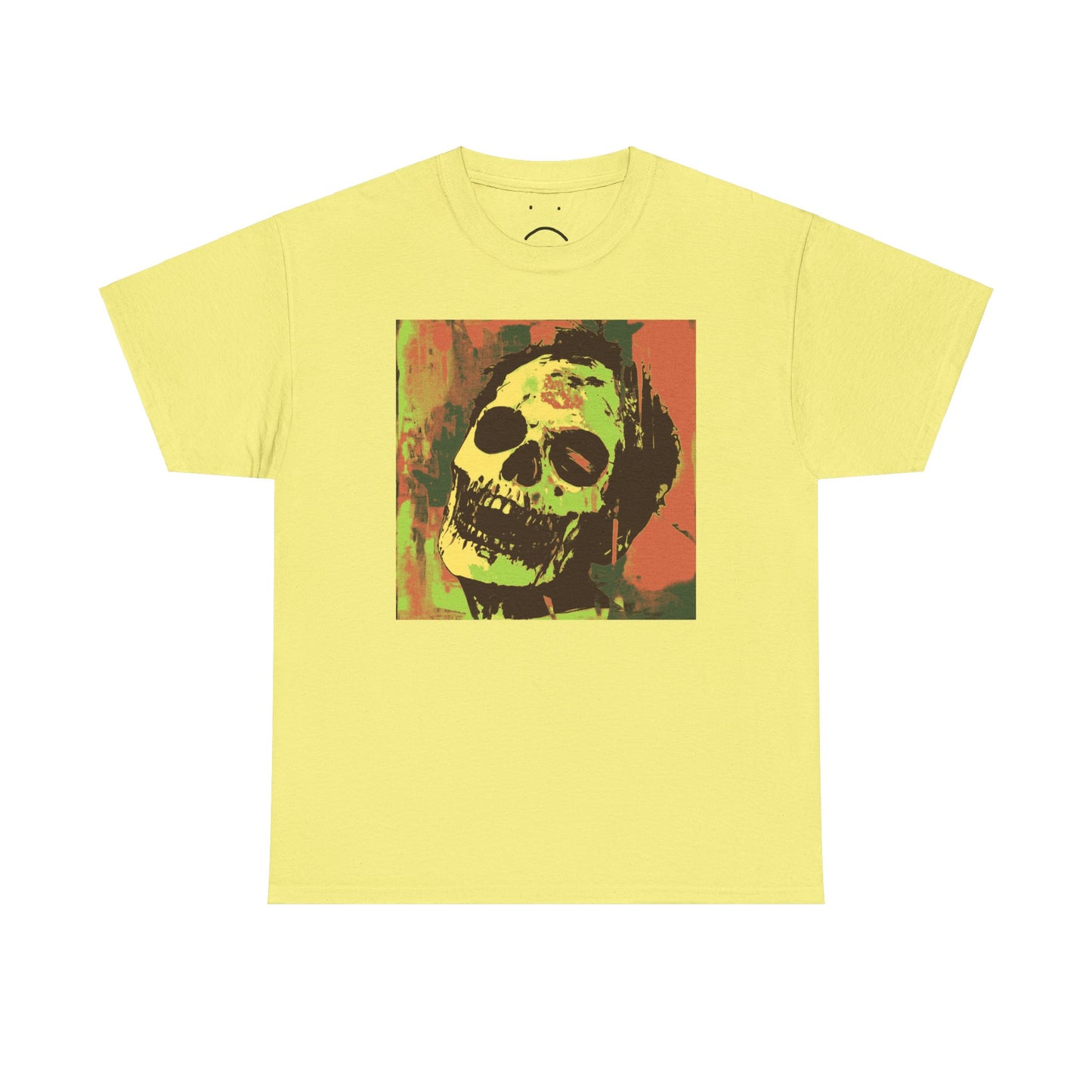 warhol zombie skull tee