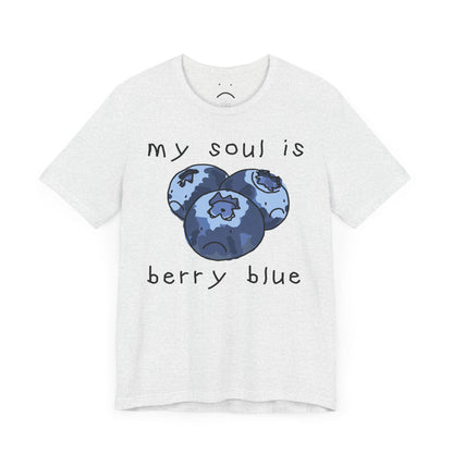 berry blue tee