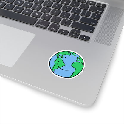 happy earth sticker