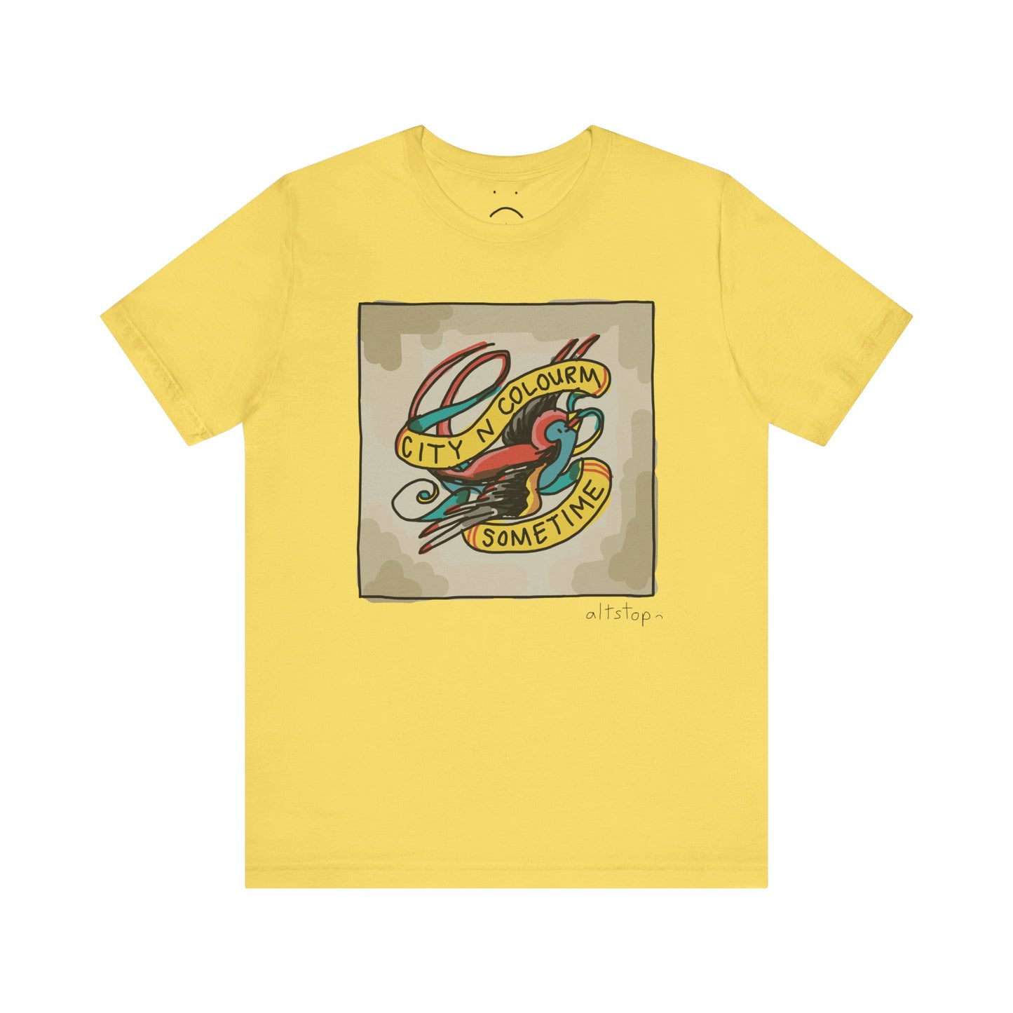 bird tattoo deluxe tee