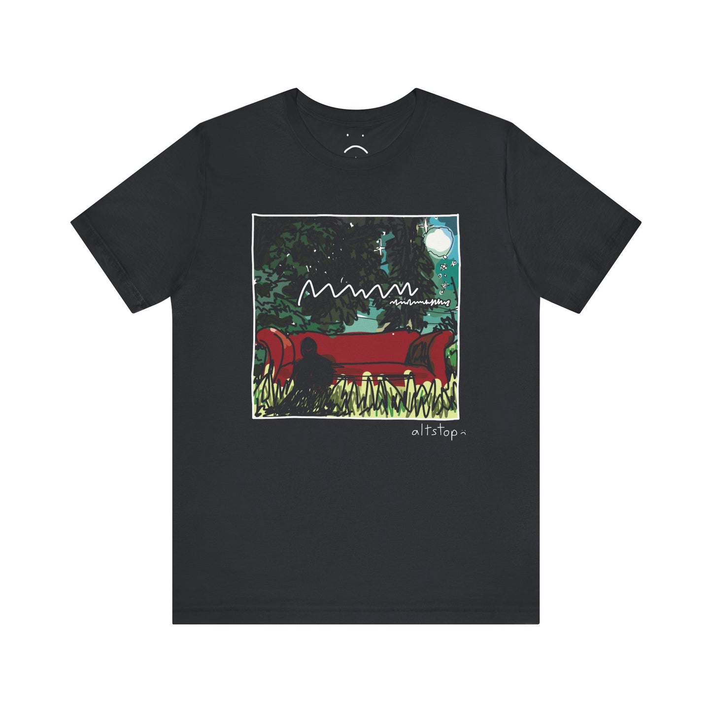 couch in the yard deluxe tee