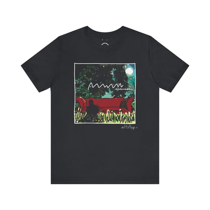 couch in the yard deluxe tee