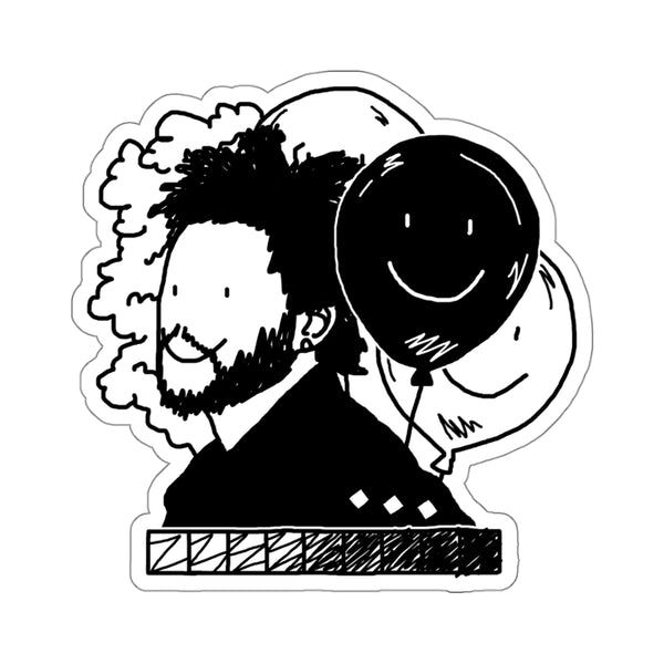 house of balloons sticker