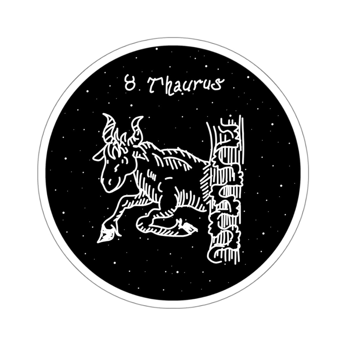 taurus zodiac sticker