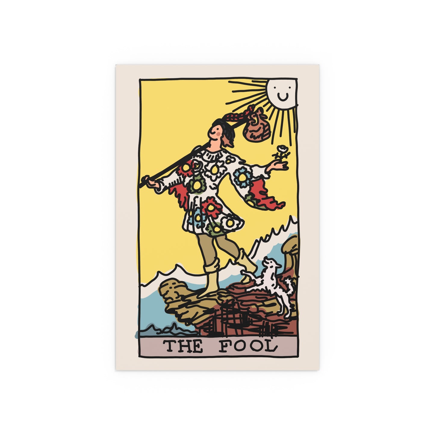 fool tarot card poster