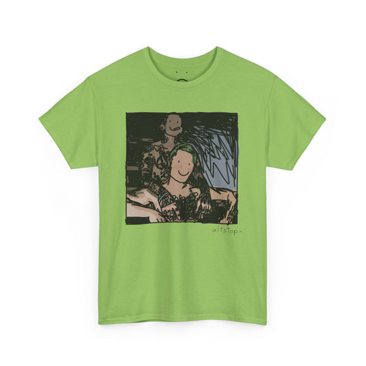 green haired horses deluxe tee