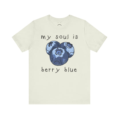 berry blue tee