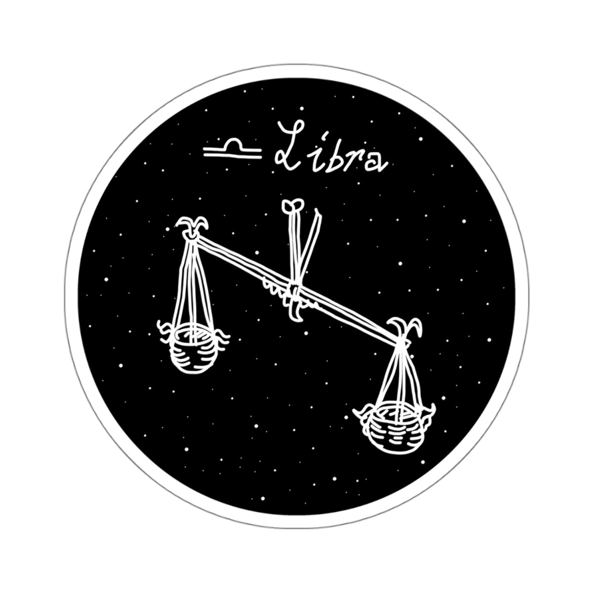 libra zodiac sticker