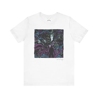 spooky forest deluxe tee