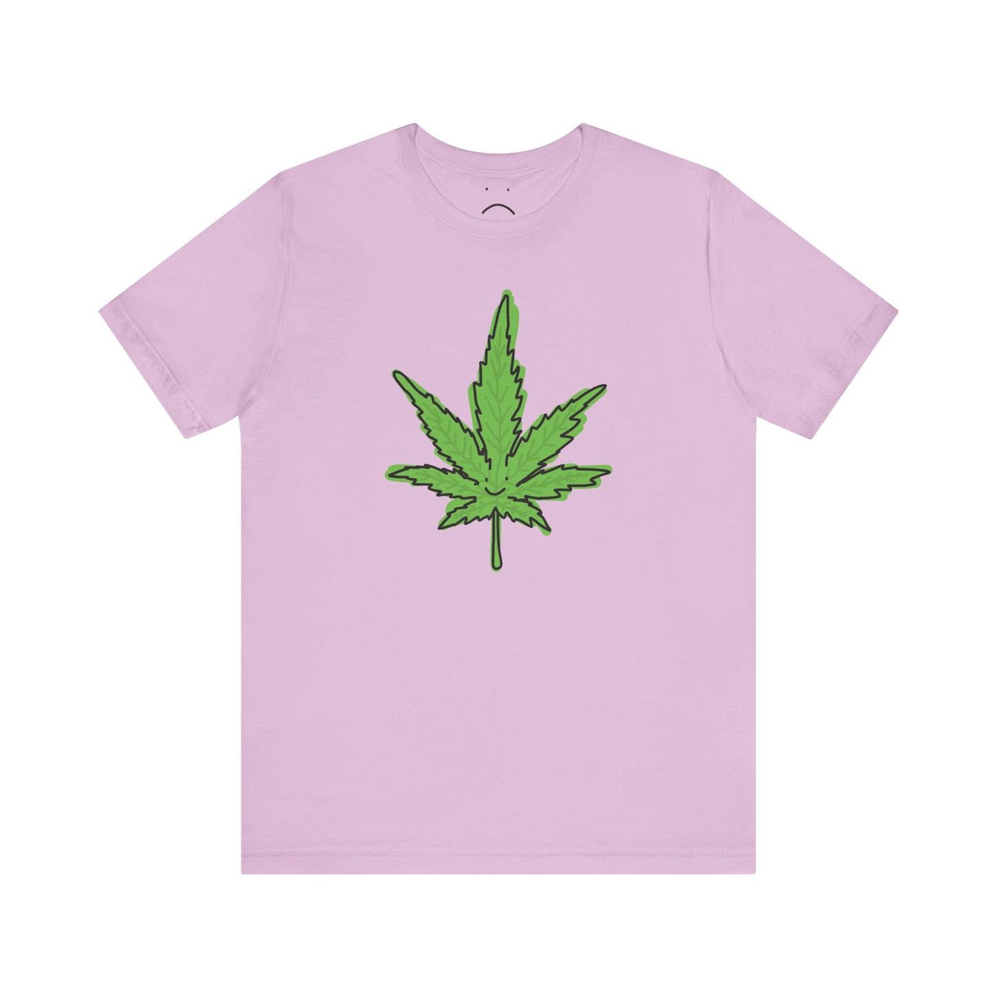 happy weed leaf tee