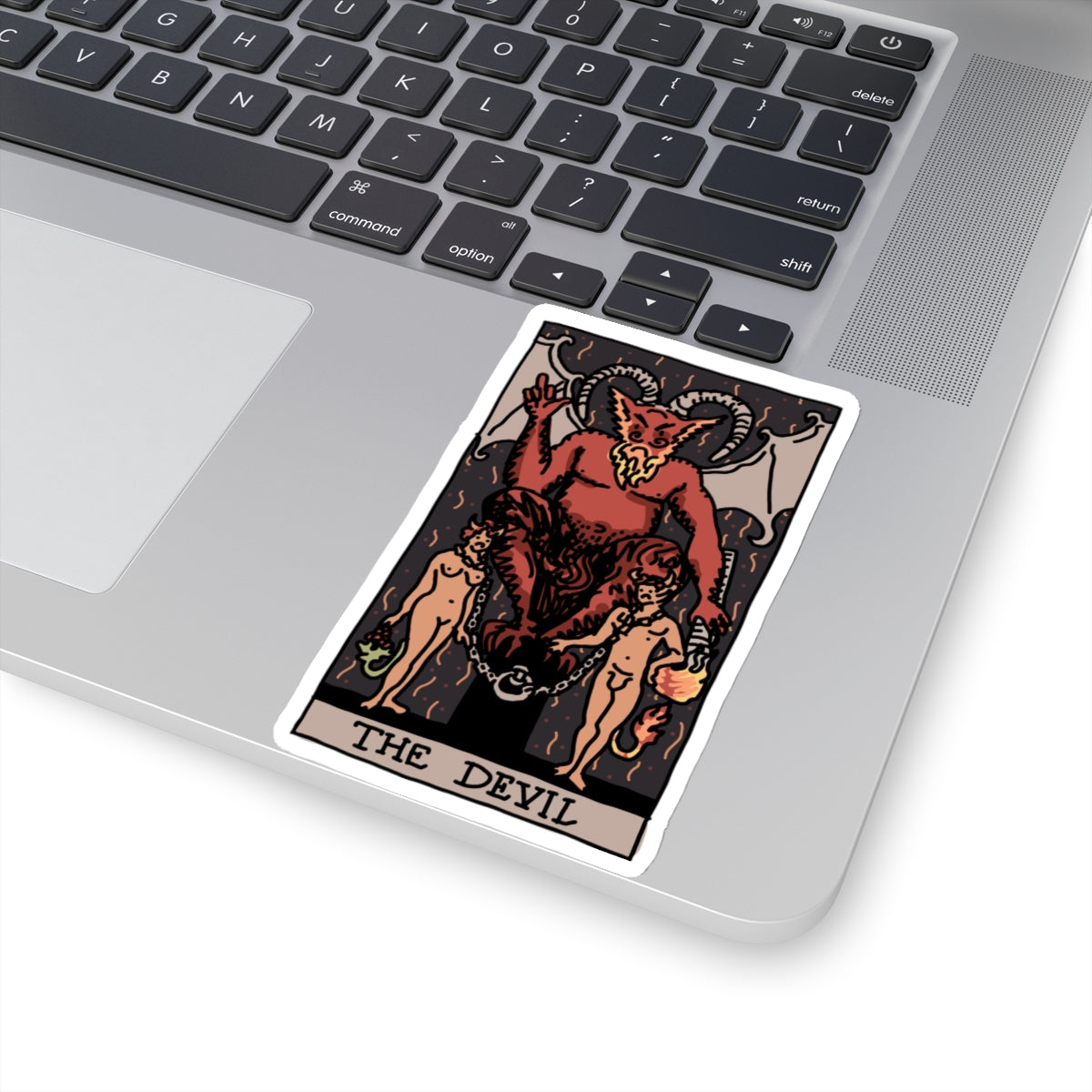 the devil tarot card sticker