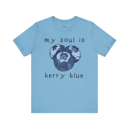 berry blue tee