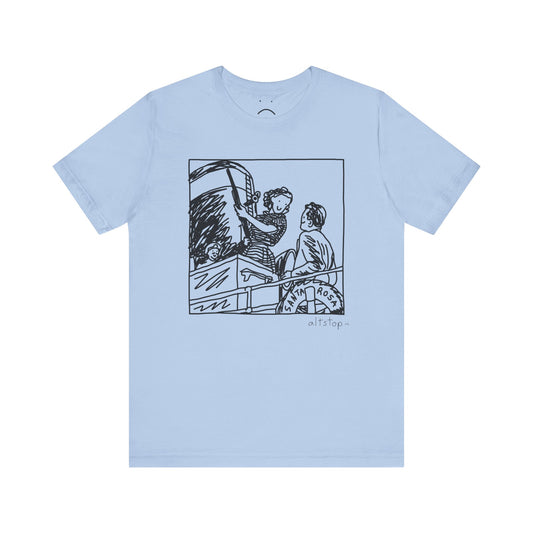 sailor woman with a gun tee