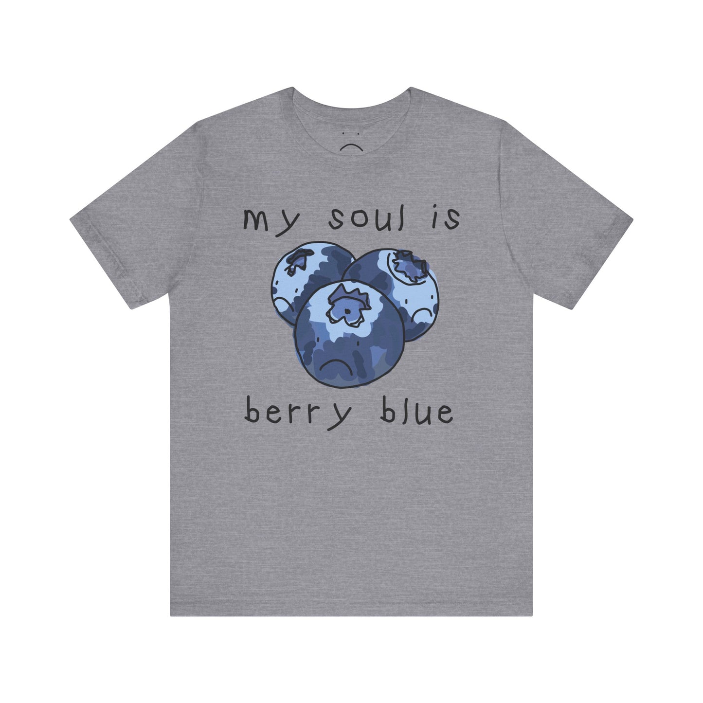 berry blue tee