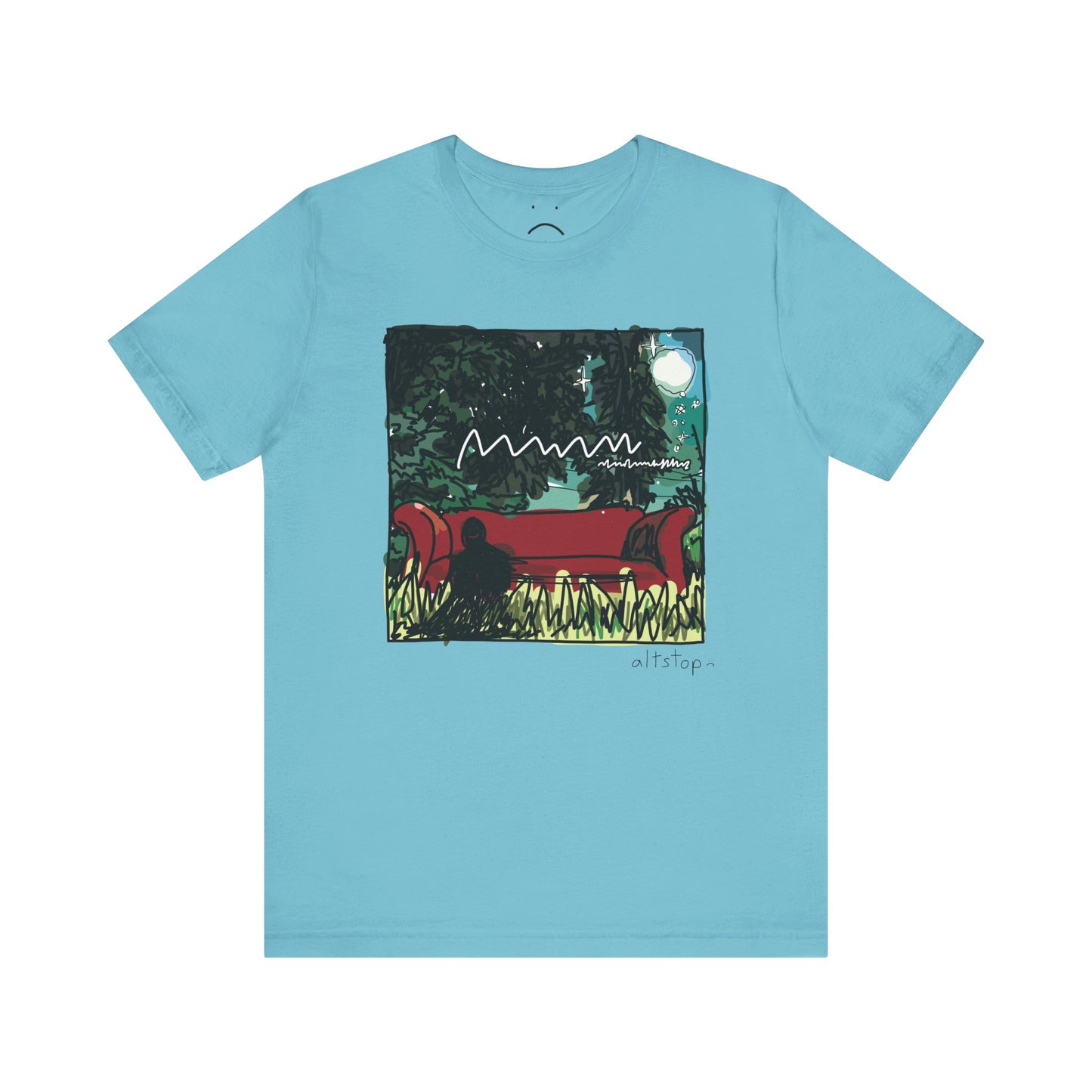 couch in the yard deluxe tee