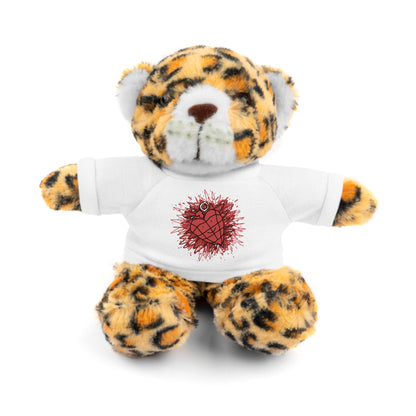 heart grenade animal plush