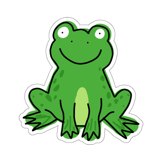 happy frog sticker