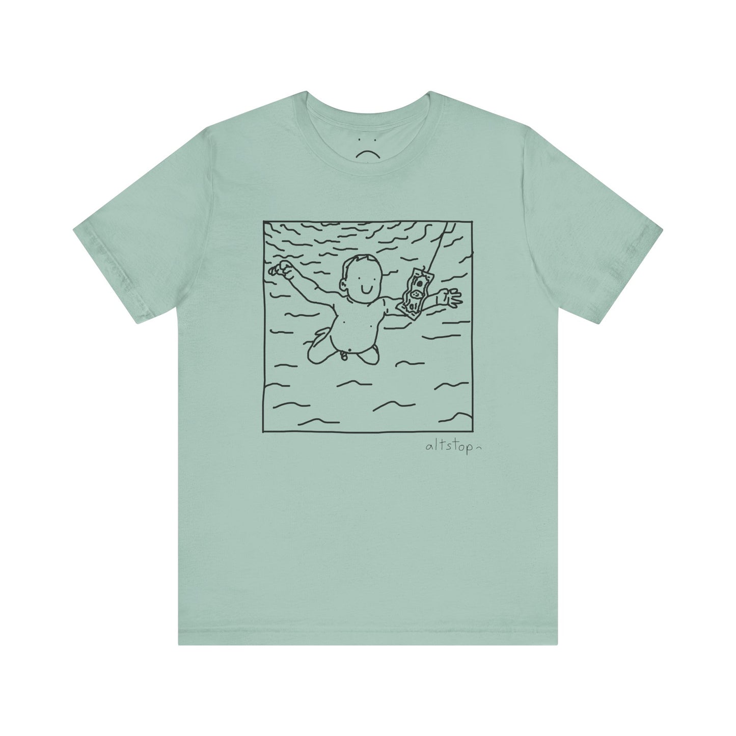 baby in the pool tee