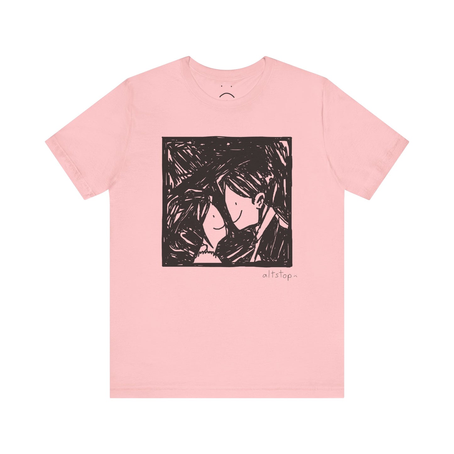 three cheers for smiley romance tee