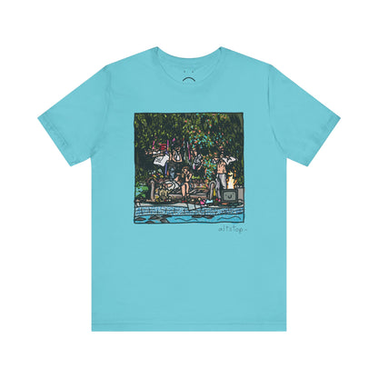 who let the girls out deluxe tee