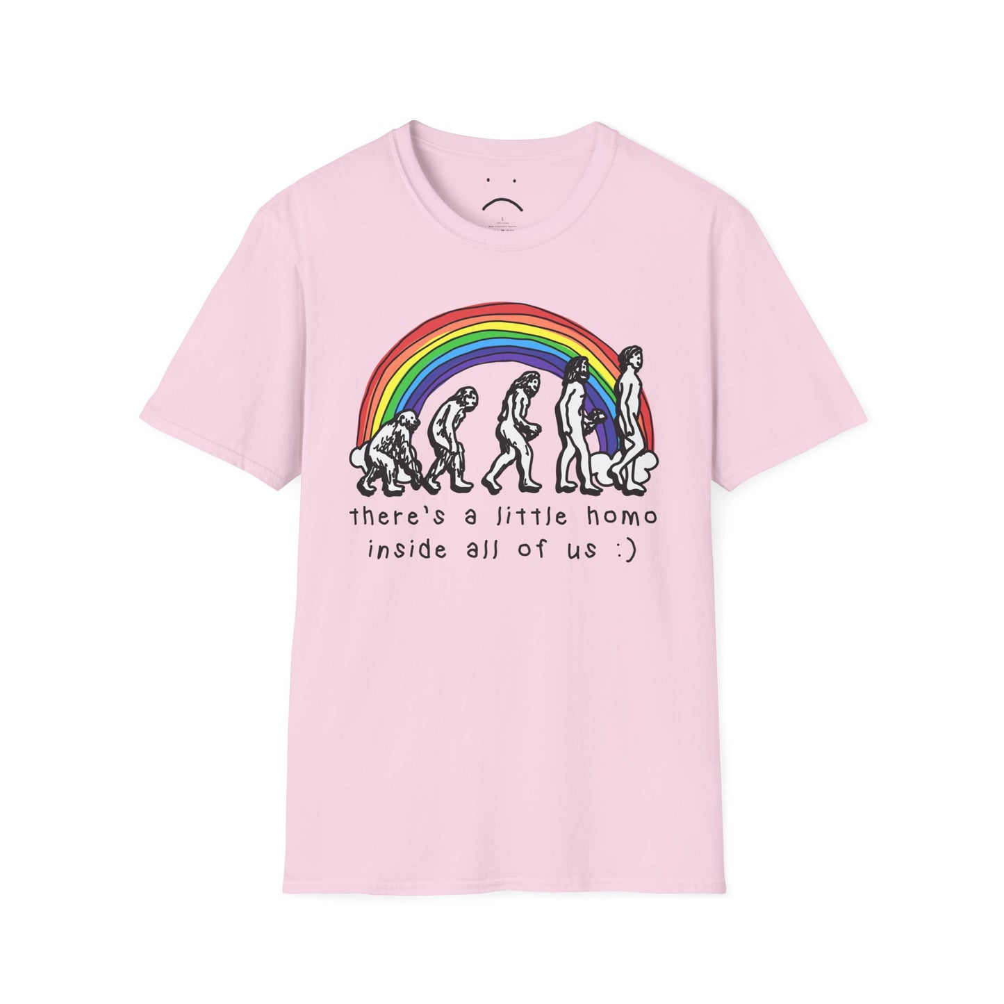 homo rainbow tee