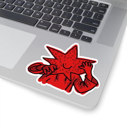 red star sticker