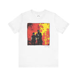 catboi on fire deluxe tee