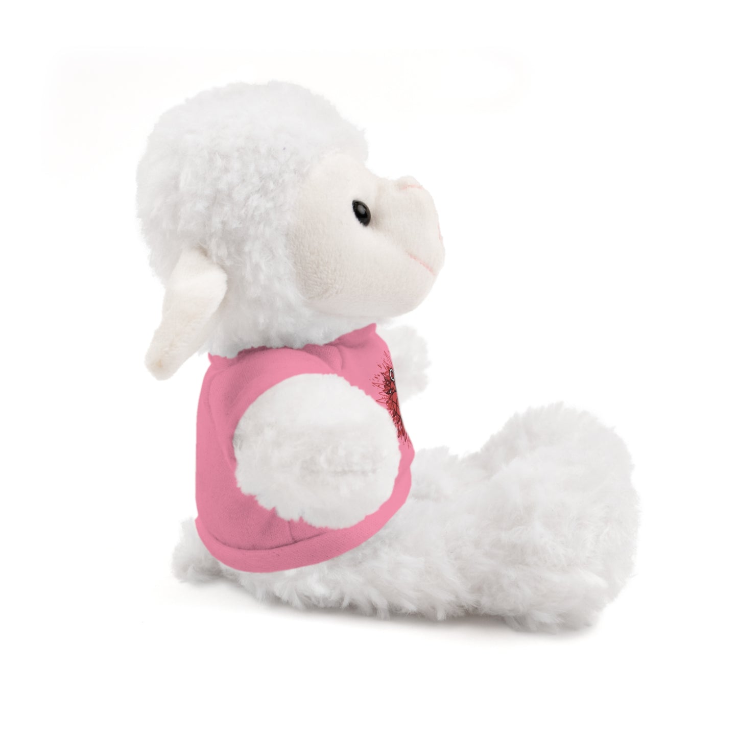 heart grenade animal plush