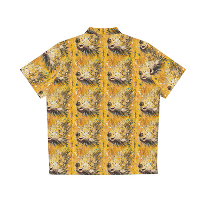 splattery pufferfish hawaiian shirt