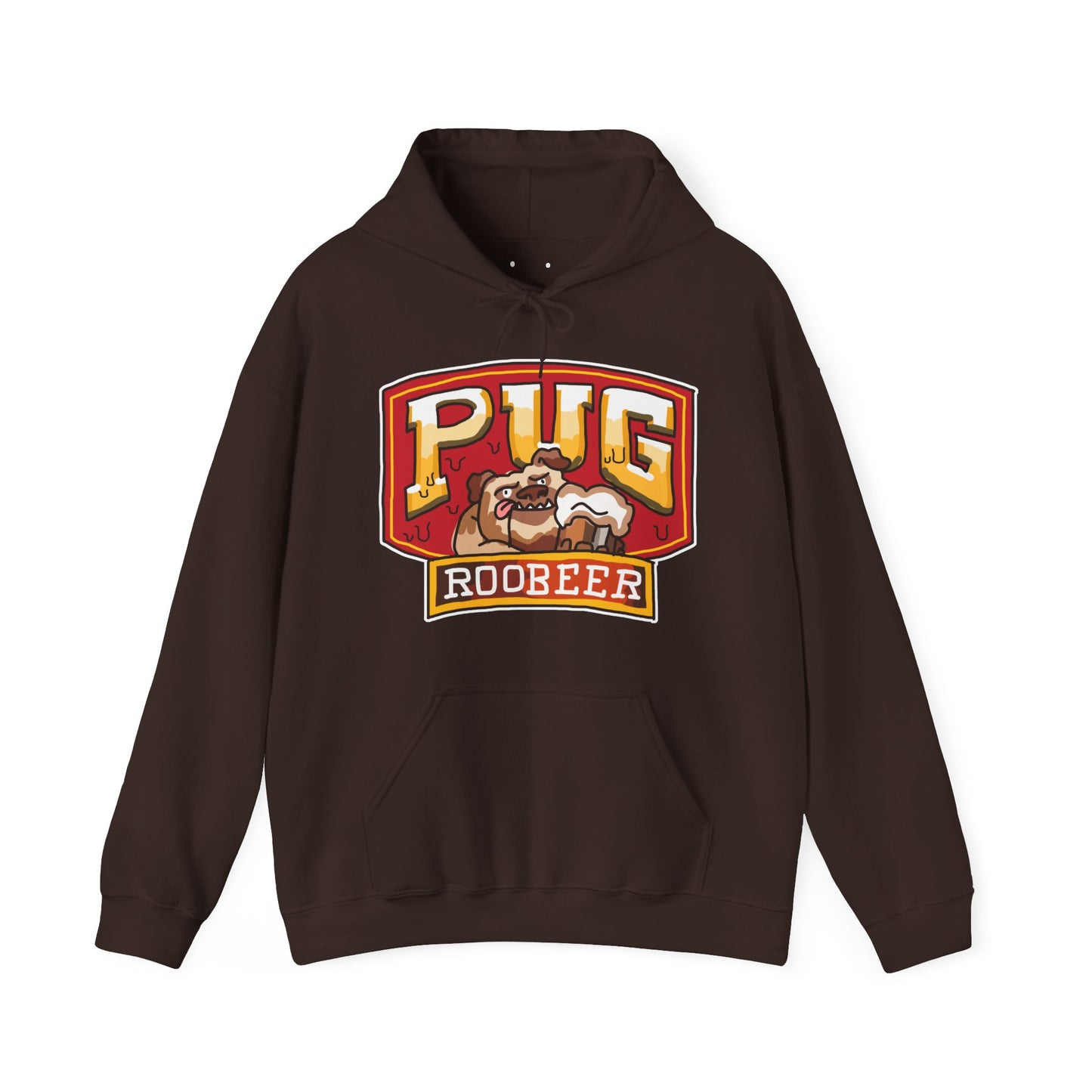 pug roobeer hoodie