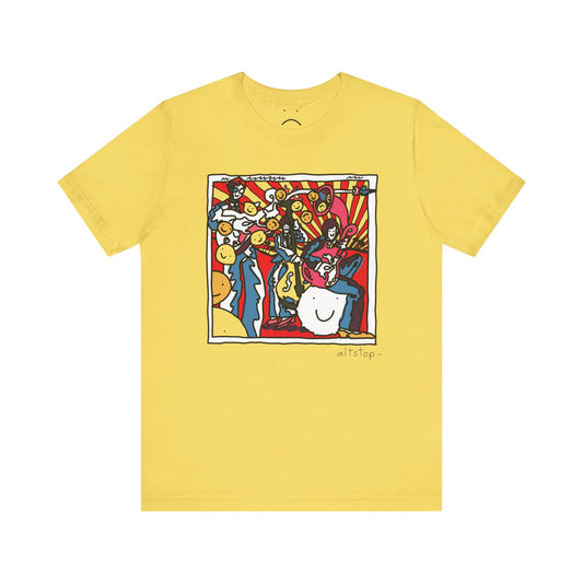 groovy citrus band deluxe tee