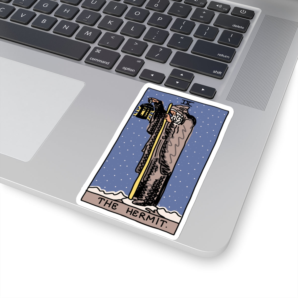 the hermit tarot card sticker