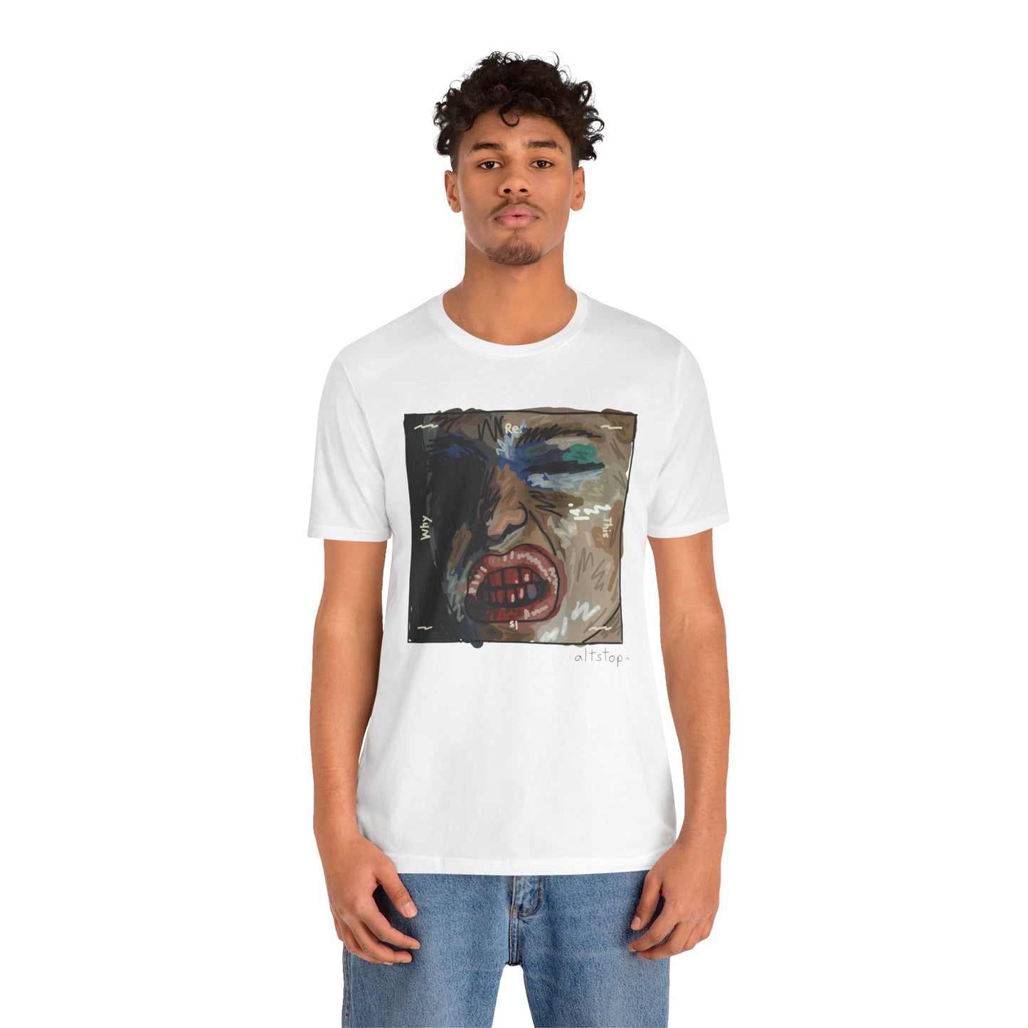 lipstick face demon deluxe tee