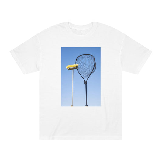 net and broom marina tee