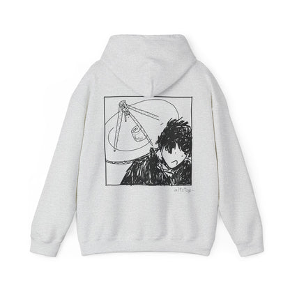 sad boi with a satellite dish hoodie