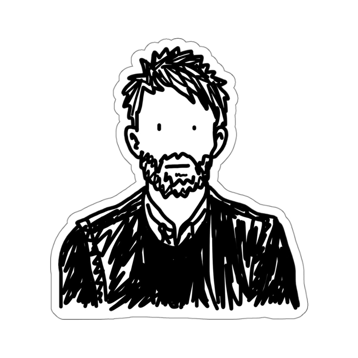 thom yorke sticker