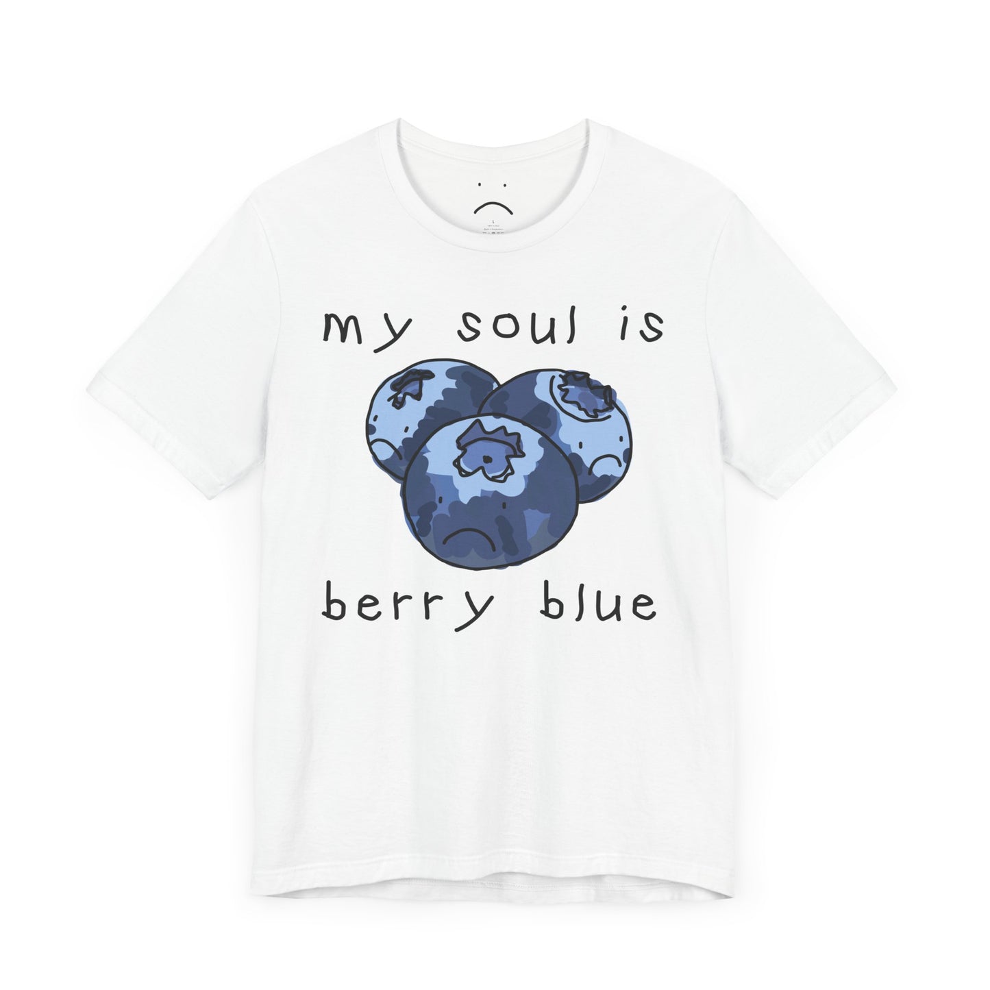 berry blue tee