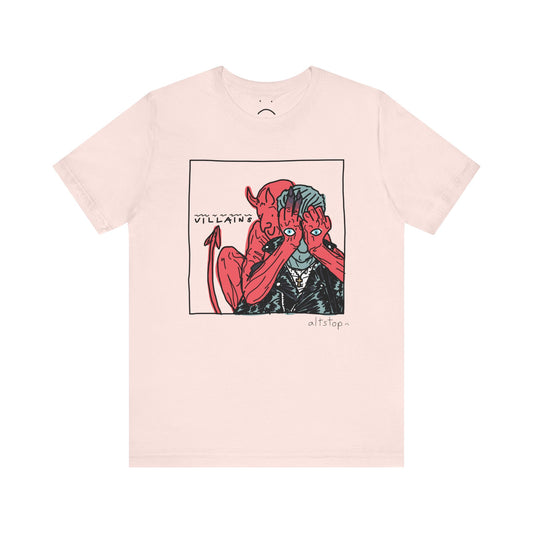 devil with eyeball hands deluxe tee