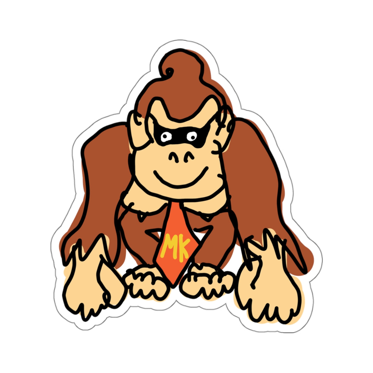 monkey kong sticker