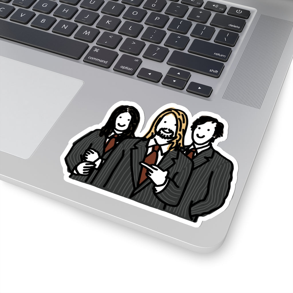 nirvana middle finger sticker