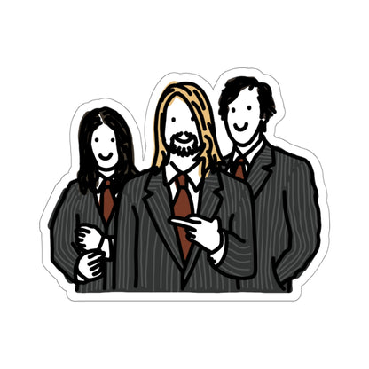 nirvana middle finger sticker